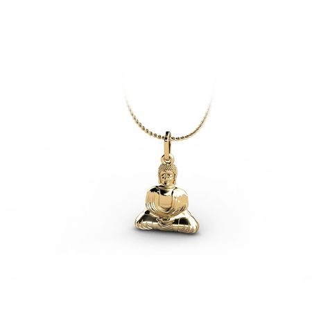Pingente-Buda-Ouro-Amarelo