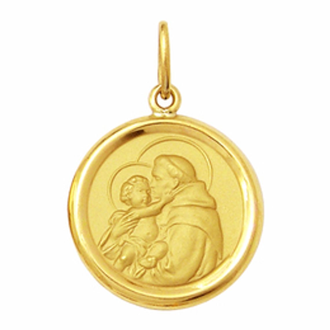 Medalha Santo Antônio redonda média - NinaBruni